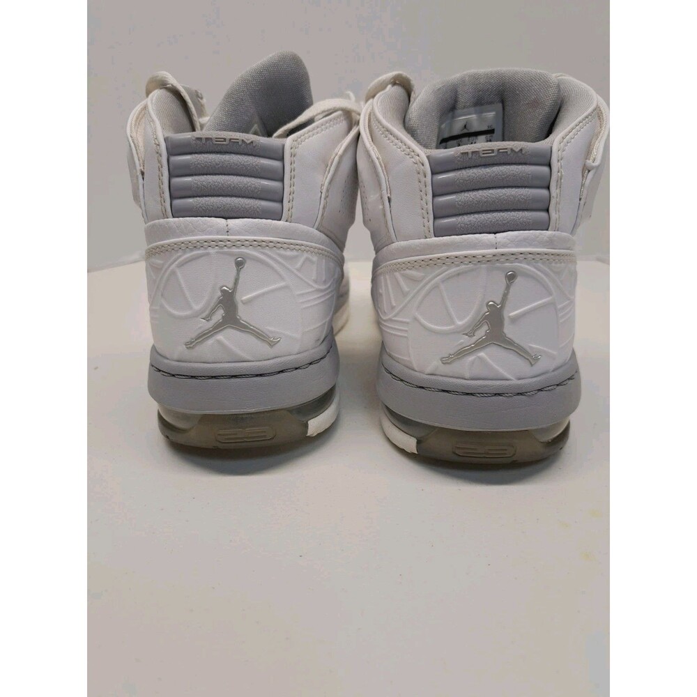 Jordan Ol' School 'White Metallic Silver' Size 10 317223-114 Preowned - Picture 4 of 8